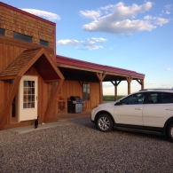 Side entrance to house and arena